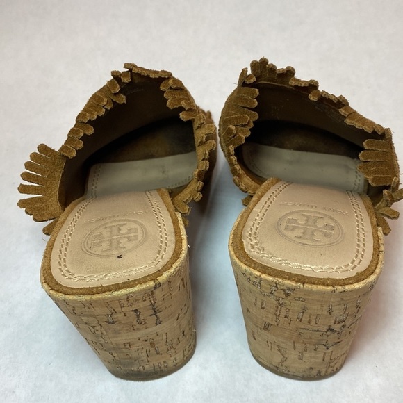 Tory Burch Huntington Heels suede fringe 38648 - Picture 9 of 11